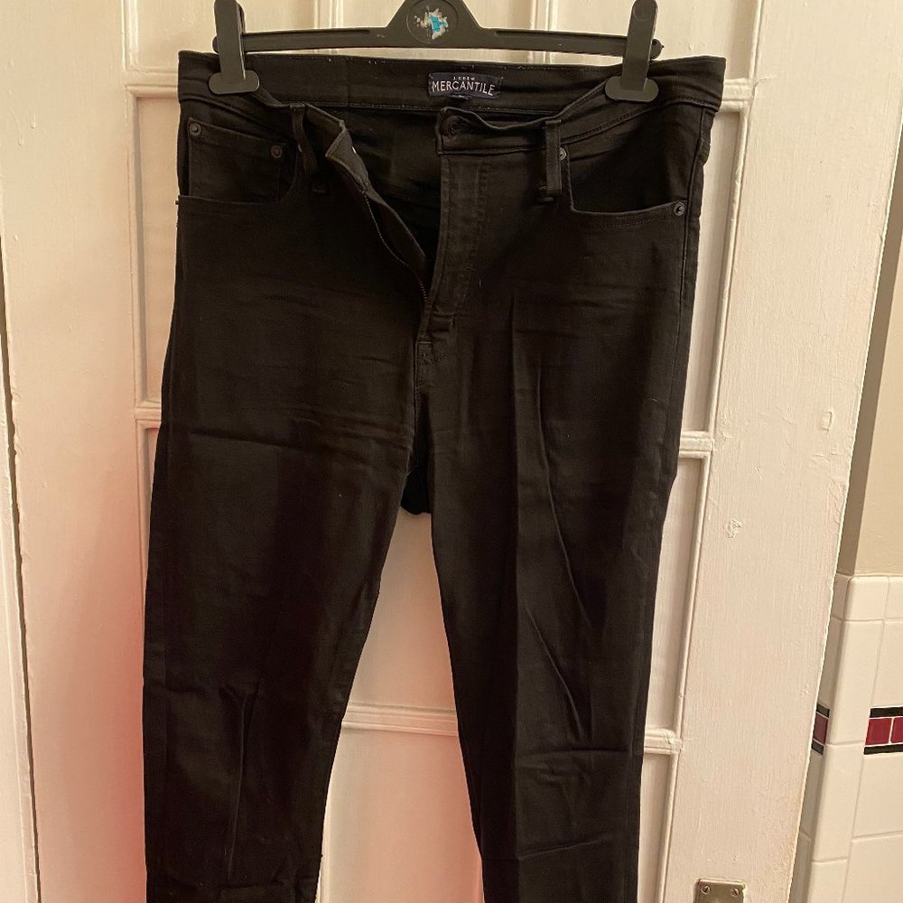 Jcrew Mercantile High-Rise Black Skinny Jeans